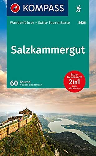 KOMPASS Wanderführer Salzkammergut: Wanderführer mit Extra-Tourenkarte 1:55.000, 60 Touren, GPX-Daten zum Download.