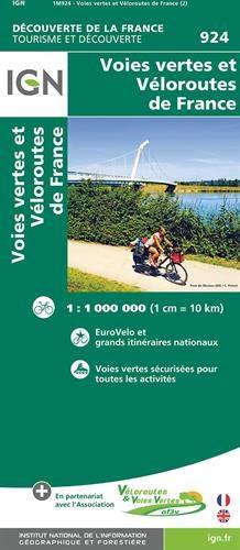 924 FR. Voies Vertes et Véloroutes de France: Greenways and Cycle Routes of France