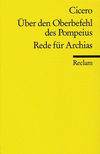 Rede über den Oberbefehl des Gnaeus Pompeius