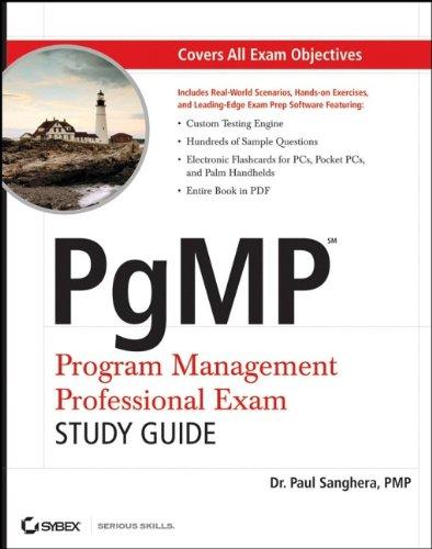 PgMP: Program Management Professional Exam Study Guide