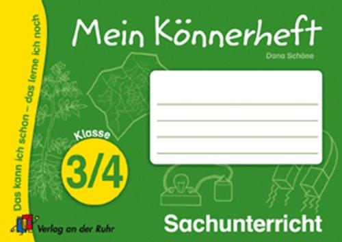 Mein Könnerheft - Sachunterricht Klasse 3/4: Das kann ich schon - das lerne ich noch. Für alle Bundesländer