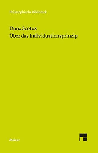 Über das Individuationsprinzip