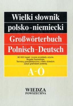 Großwörterbuch Deutsch-Polnisch, 2 Bnd. Band 1 und 2.