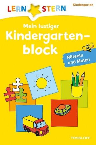 Lernstern: Mein lustiger Kindergartenblock. Rätseln und Malen