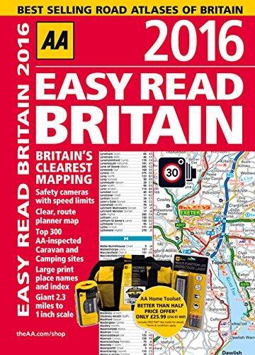 AA Easy Read 2016 Britain (Aa Road Atlas)