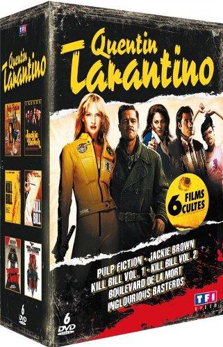 Coffret tarantino : pulp fiction ; jackie brown ; kill bill 1 et 2 ; inglorious basterds ; boulevard de la mort [FR Import]