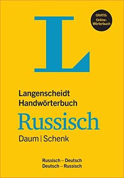 Langenscheidt Handwörterbuch Russisch Daum/Schenk - Buch mit Online-Anbindung: Russisch-Deutsch/Deutsch-Russisch (Langenscheidt Handwörterbücher)