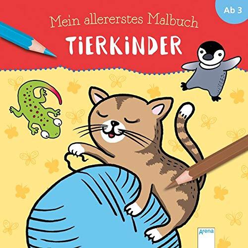 Mein allererstes Malbuch. Tierkinder (Arena Malstudio)