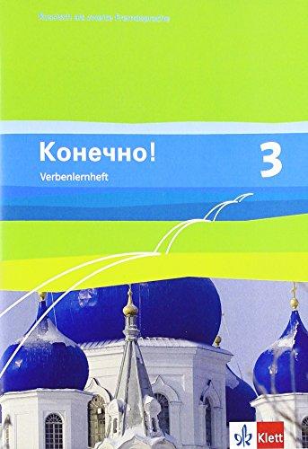 Konetschno!. Russisch als 2. Fremdsprache / Verbenlernheft