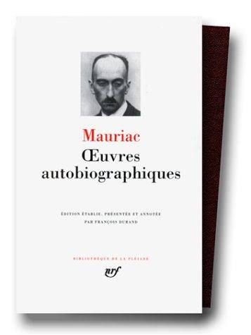 Oeuvres autobiographiques