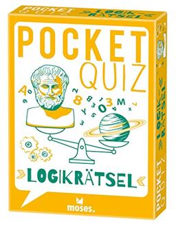 Moses. Pocket Quiz Logikrätsel - 50 Rätsel-Fragen und Knobeleien für Klein und Groß, Für Kinder & Jugendliche ab 12 Jahren und Erwachsene