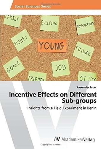 Incentive Effects on Different Sub-groups: Insights from a Field Experiment in Benin