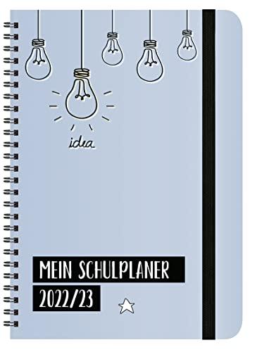 Schülerkalender Light on 2022/2023: mit 12-monat.-Kalendarium von August 2022 bis Juli 2023. Pro Woche 2 Seiten mit viel Platz für Notizen. Format 14,8 x 21 cm