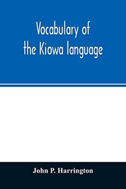 Vocabulary of the Kiowa language