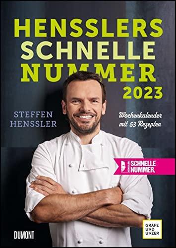 Hensslers schnelle Nummer Wochenkalender 2023 - pro Woche 1 Rezept - mit Notizfeldern - Format DIN A4 - Spiralbindung