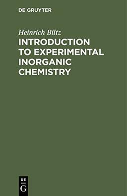 Introduction to Experimental Inorganic Chemistry