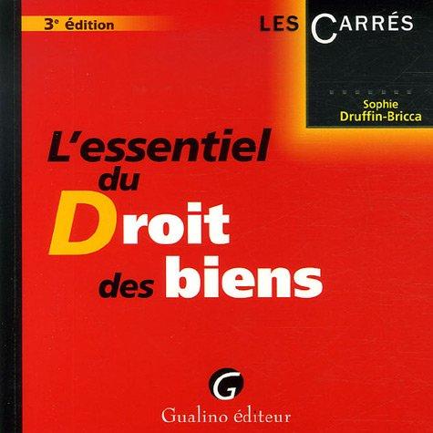 L'essentiel du droit des biens