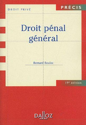 Droit pénal général (Precis)