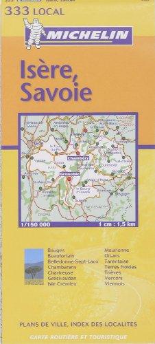 Michelin Isere / Savoie 1 : 150 000. Avec index touristique (Michelin Local France)