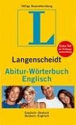 Abitur-Wörterbuch Englisch. Langenscheidt