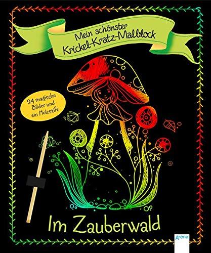 Mein schönster Krickel-Kratz-Malblock. Im Zauberwald