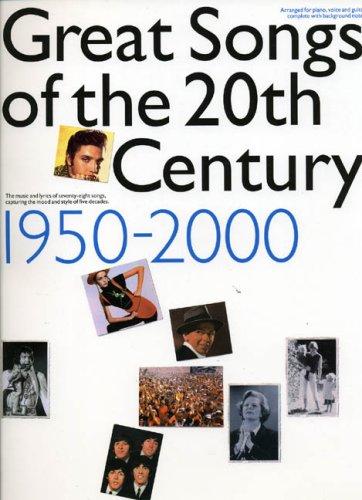 Great Songs of the 20th Century. Songbuch