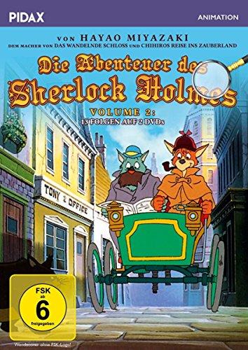 Die Abenteuer des Sherlock Holmes, Vol. 2 / Weitere 13 Folgen der Anime-Serie von OSCAR-Preisträger Hayao Miyazaki (Pidax Animation) [2 DVDs]