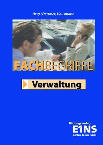 Fachbegriffe Verwaltung