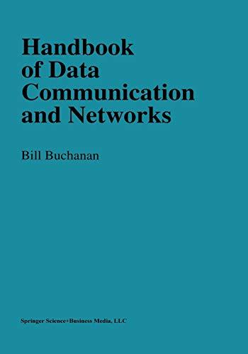 Handbook of Data Communications and Networks