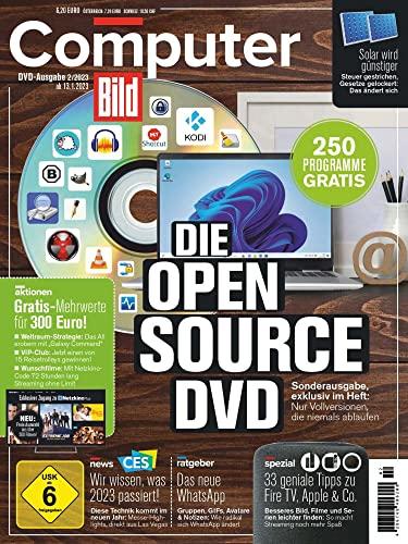 COMPUTER BILD + DVD 2/2023 "Die Open Source DVD"