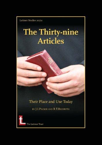 The Thirty-Nine Articles: Their Place and Use Today