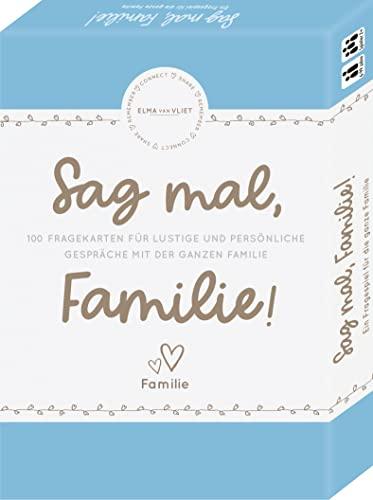 Sag mal, Familie!: Das Original. Das unterhaltsame Fragespiel, das Familien einander näherbringt, mit 100 Fragekarten für 2 oder mehr Spieler von 6-99 Jahren, für zuhause oder unterwegs