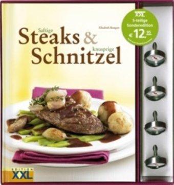 Saftige Steaks & knusprige Schnitzel: Mit 4 Steakthermometern, 5-teilige Sonderedition