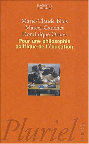 Pour une philosophie politique de l'éducation : six questions d'aujourd'hui