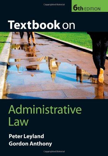 Textbook On Administrative Law