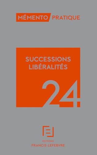 Successions, libéralités 2024