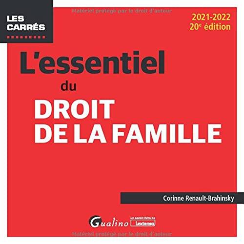 L'essentiel du droit de la famille : 2021-2022