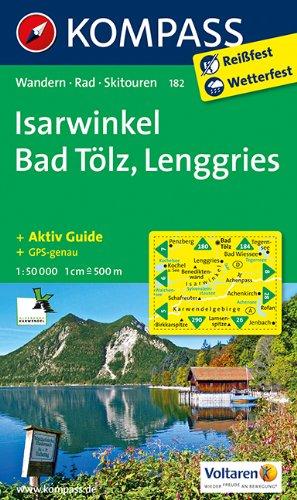 Isarwinkel - Bad Tölz - Lenggries: Wanderkarte mit Aktiv Guide, Radwegen und Skitouren. GPS-genau. 1:50000