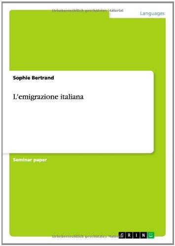 L'emigrazione italiana