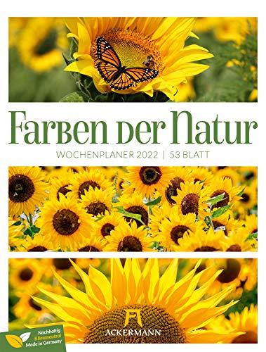 Farben der Natur - Wochenplaner Kalender 2022, Wandkalender im Hochformat (25x33 cm) - Triplet - Wochenkalender mit Rätseln und Sudokus