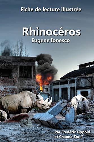 Fiche de lecture illustrée - Rhinocéros, d'Eugène Ionesco