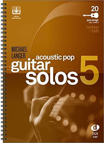 Acoustic Pop Guitar Solos 5: Noten & TAB - easy/medium