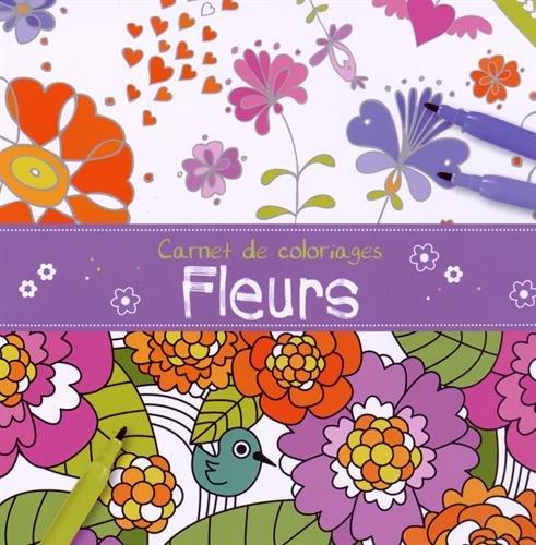 Carnet de coloriages : fleurs