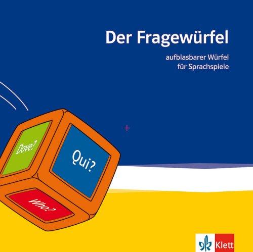 Der Fragewürfel: Aufblasbarer Würfel für Sprachspiele (Englisch, Französisch, Spanisch, Italienisch, Russisch und Latein)