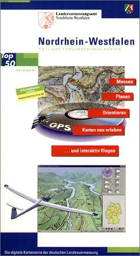 Nordrhein-Westfalen 4.0, 1 CD-ROM Messen, Planen, Orientieren, Karten erstellen . . und interaktiv fliegen. Für Windows ME/NT 4.0 SP6/2000/XP. 1 : 50.000