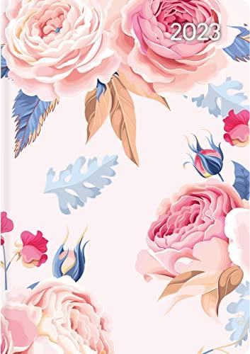 Ladytimer Mini Roses 2023 - Taschen-Kalender 8x11,5 cm - Rosen - Weekly - 144 Seiten - Notiz-Buch - Alpha Edition