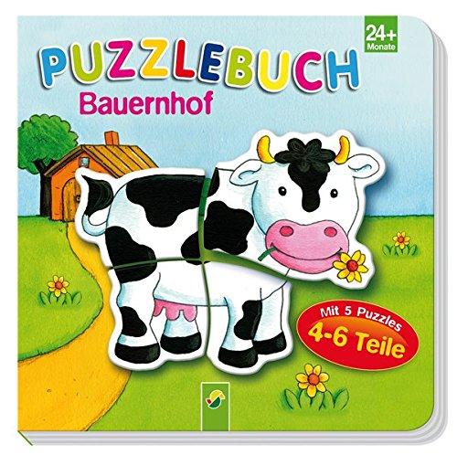 Puzzlebuch Bauernhof: Mit 5 Puzzles á 4-6 Teile