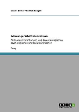 Schwangerschaftsdepression: Postnatale Erkrankungen und deren biologischen, psychologischen und sozialen Ursachen