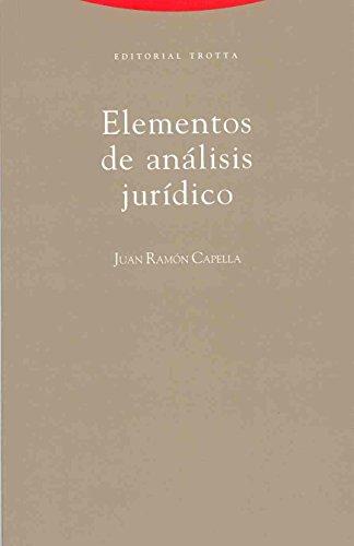 Elementos de análisis juridico (Estructuras y Procesos. Derecho)