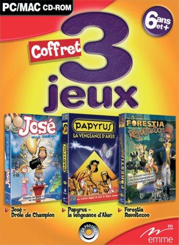 Coffret Tri-pack JOSE + FORESTIA Revoltozoo + Papyrus